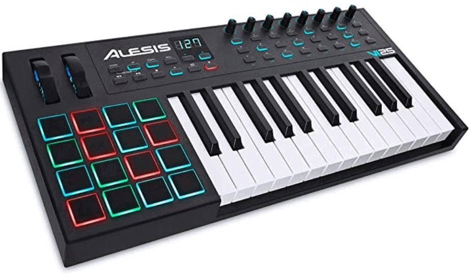 Alesis VI25 midi keyboard