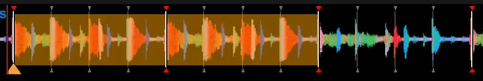8 beat loop audio wave